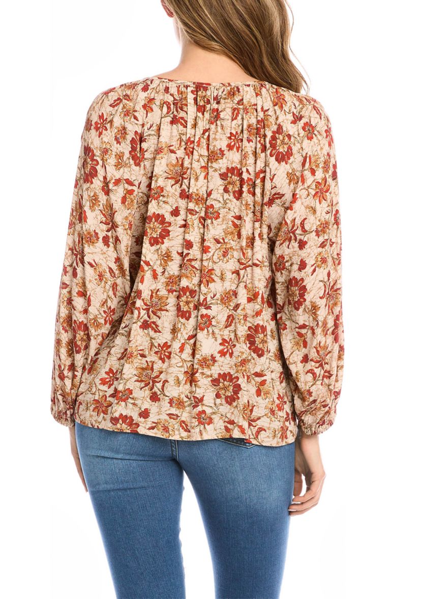 Womens Peasant Top