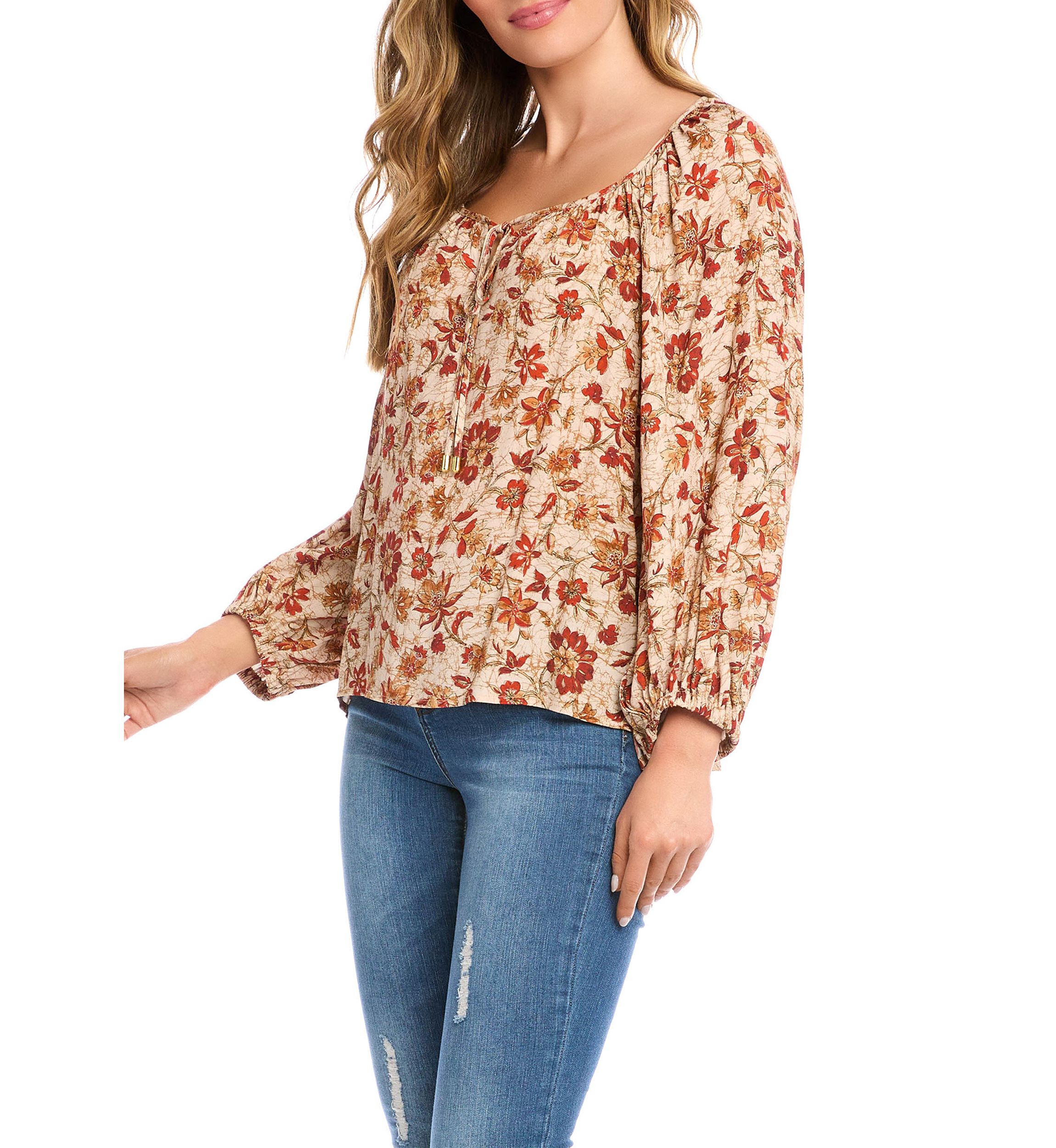 Womens Peasant Top