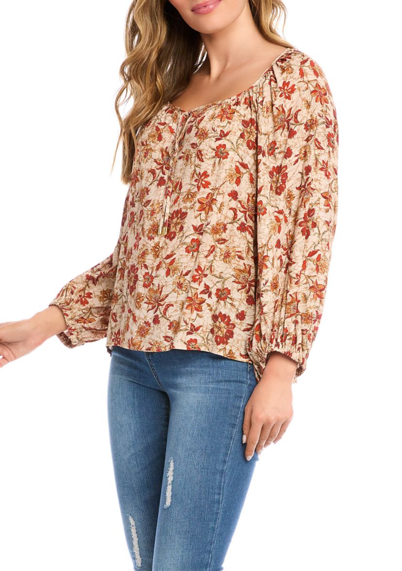 Womens Peasant Top