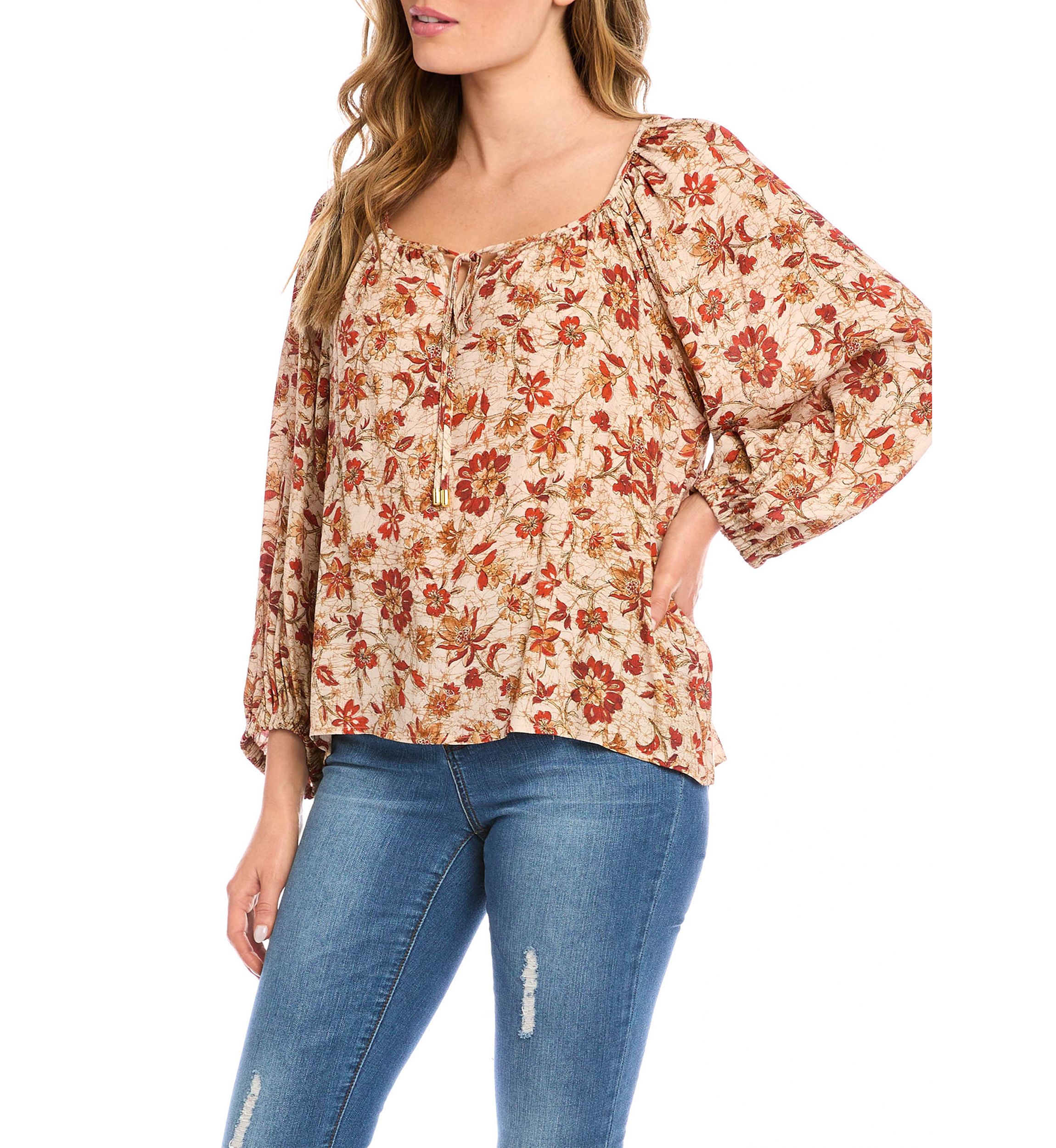 Womens Peasant Top