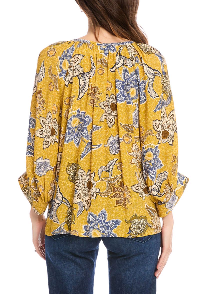 Womens Blouson Sleeve Top