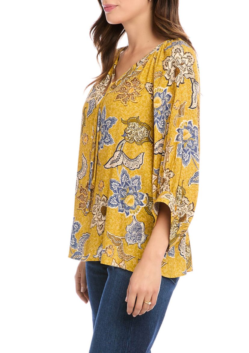 Womens Blouson Sleeve Top
