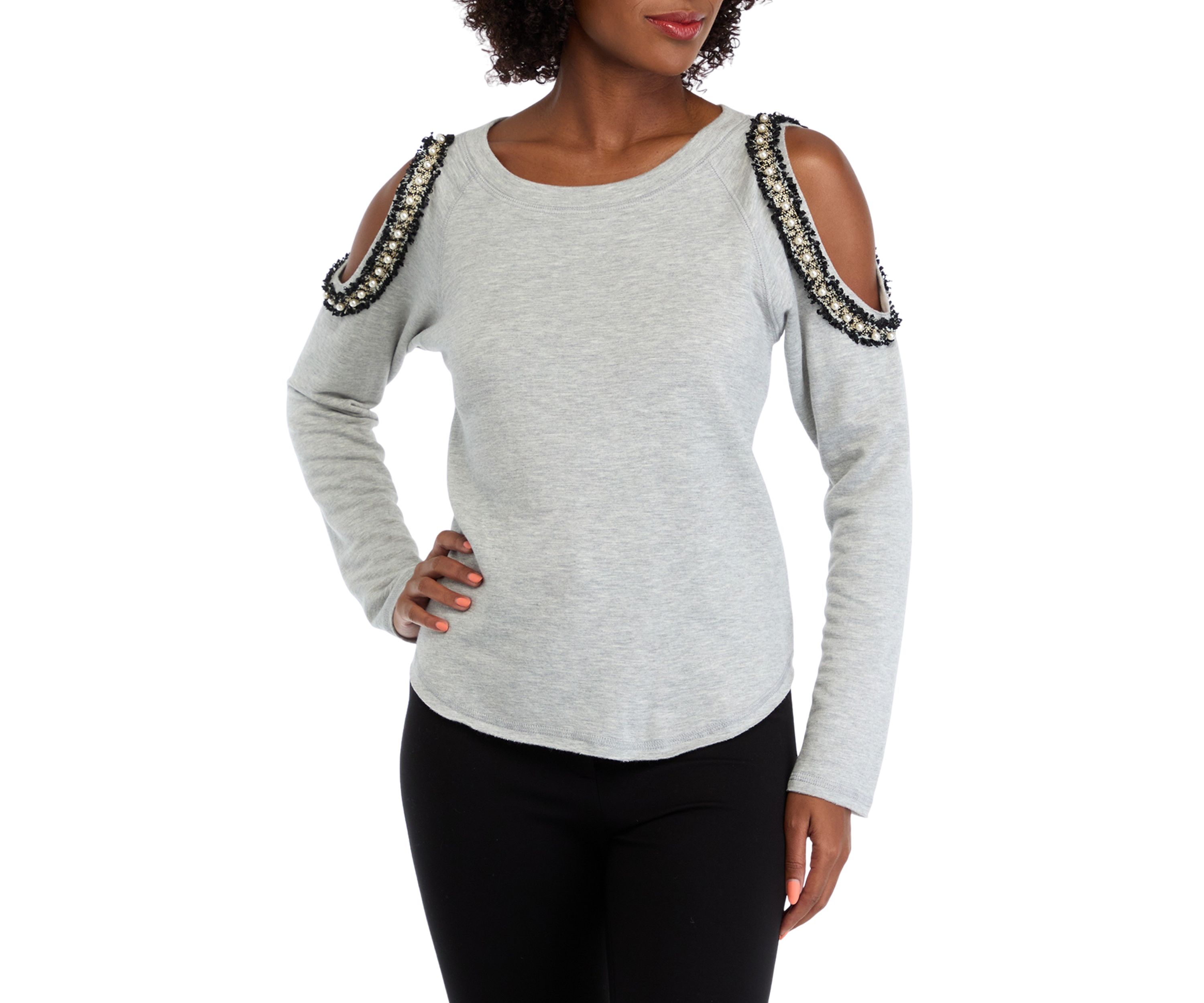 Womens Embellished Sweatshirt