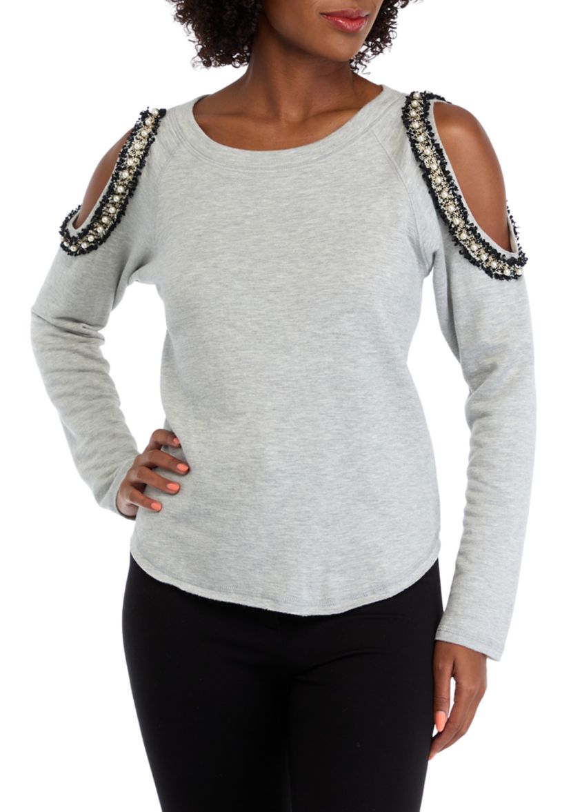 Womens Embellished Sweatshirt