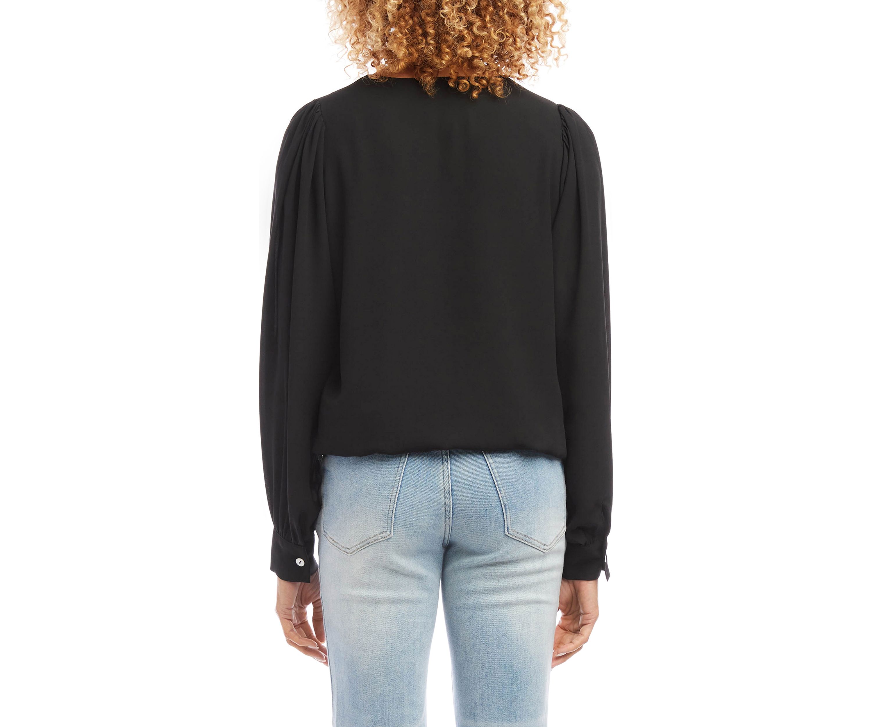 Petite Size Puff Sleeve Top