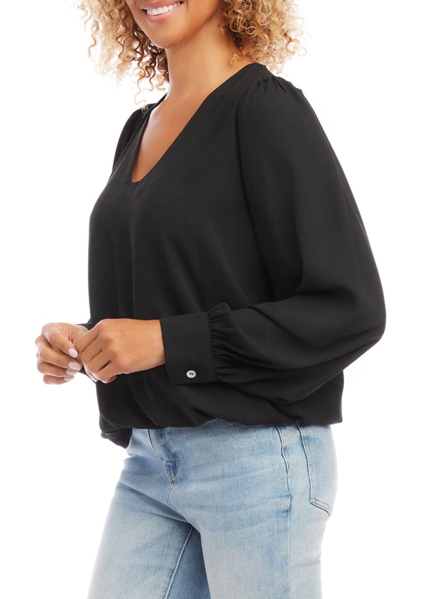 Petite Size Puff Sleeve Top