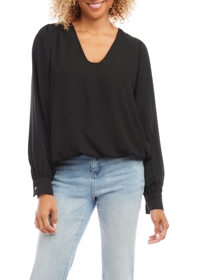 Petite Size Puff Sleeve Top