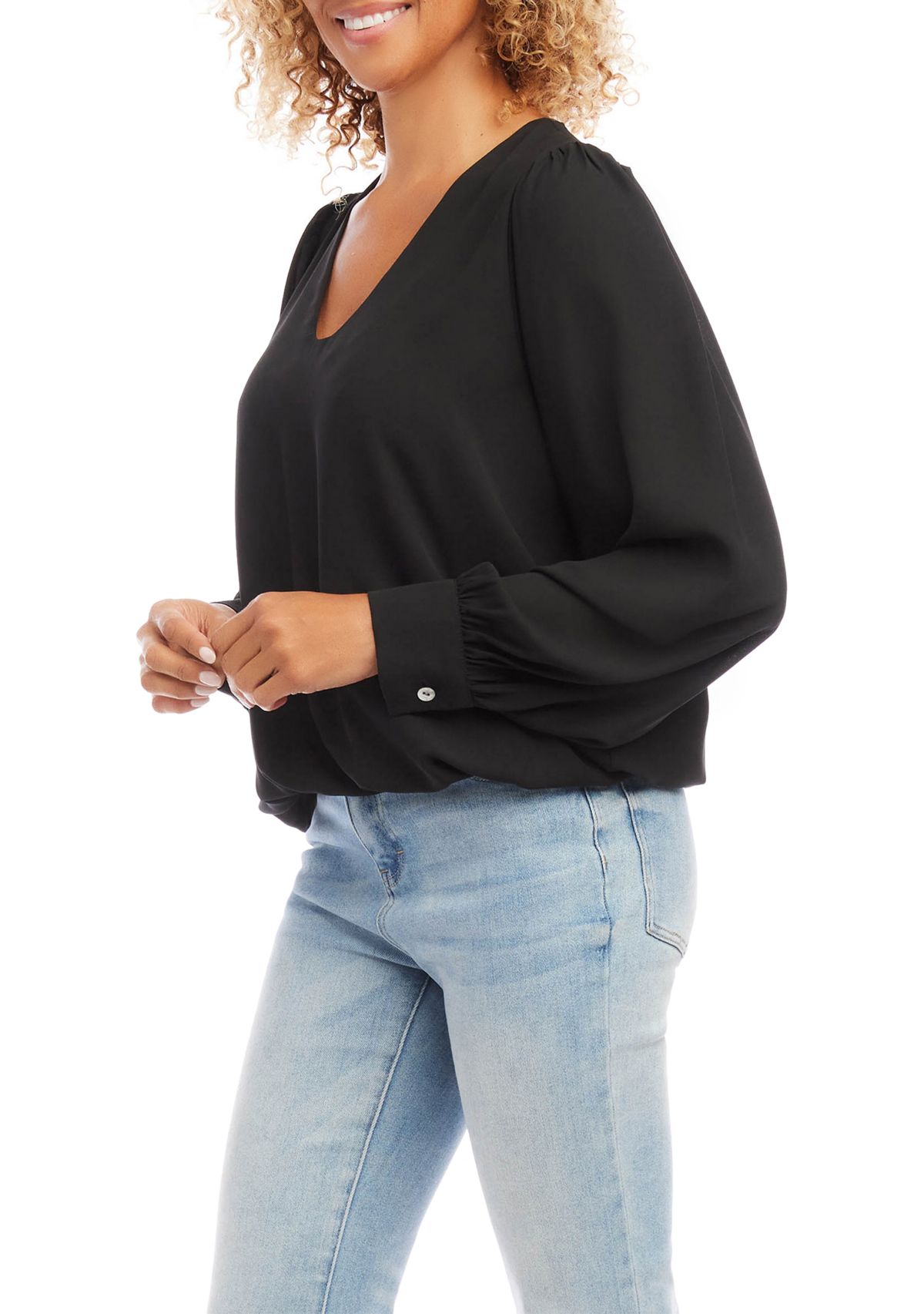 Womens Puff Sleeve Top