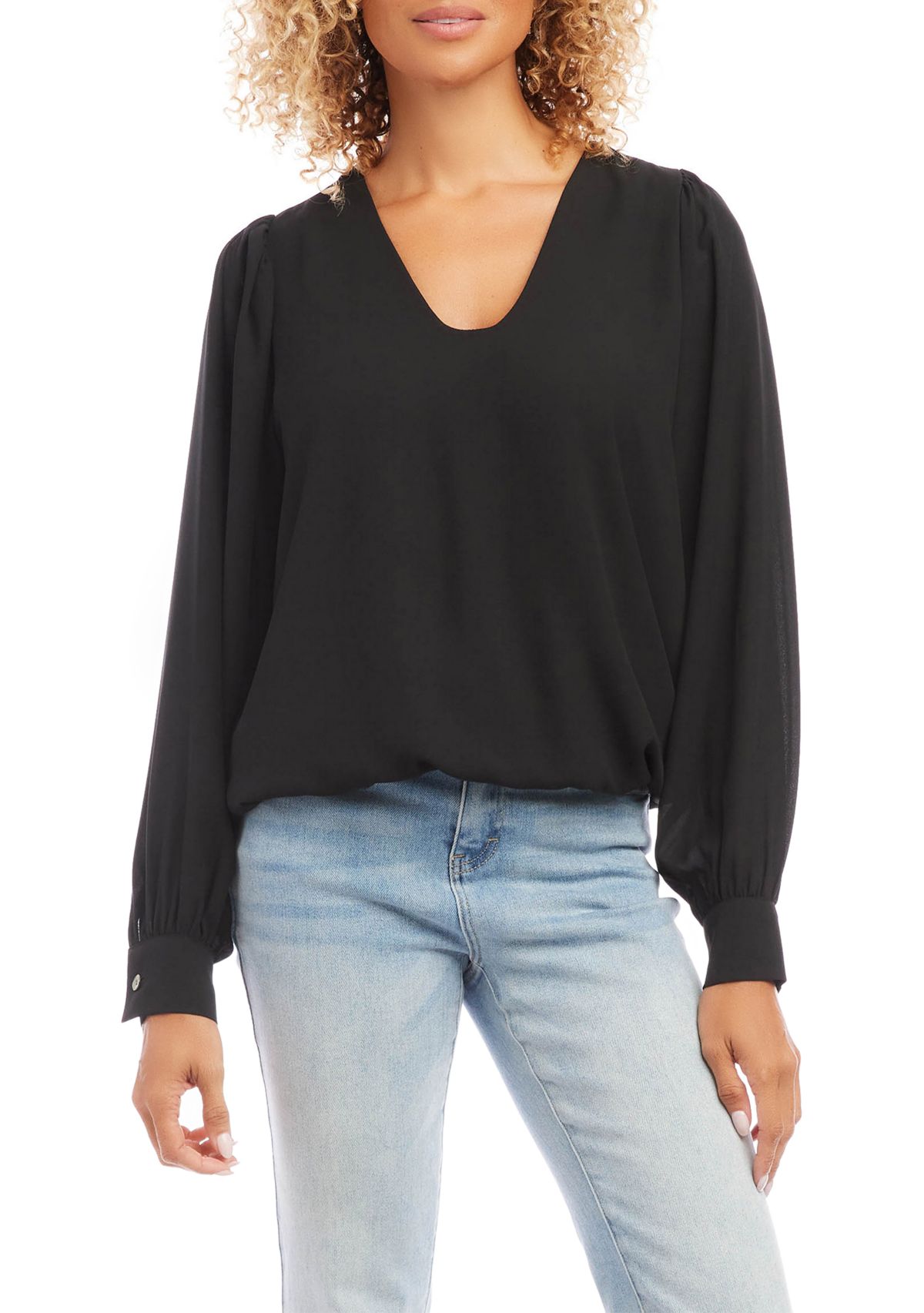 Womens Puff Sleeve Top