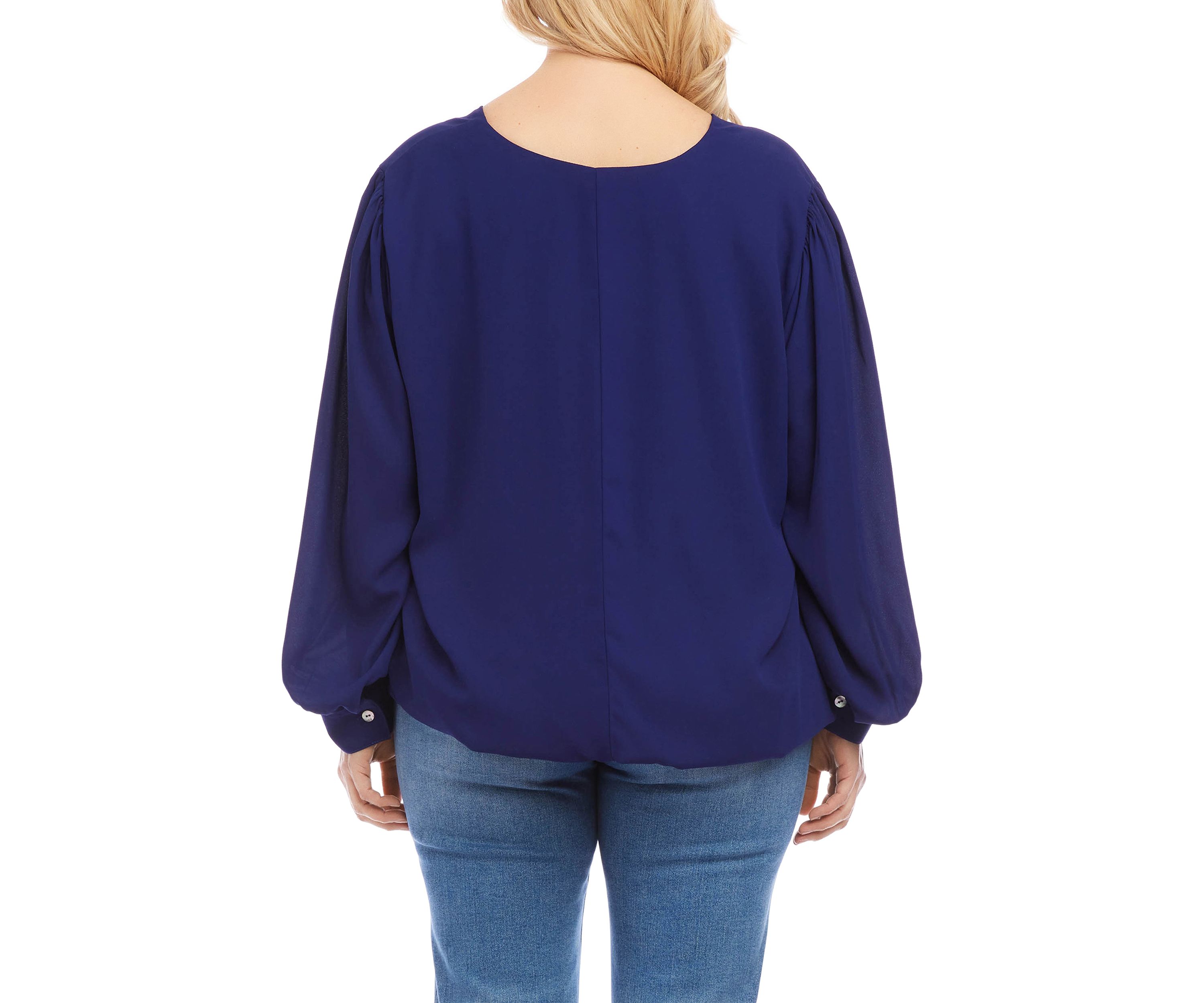 Plus Size Puff Sleeve Top