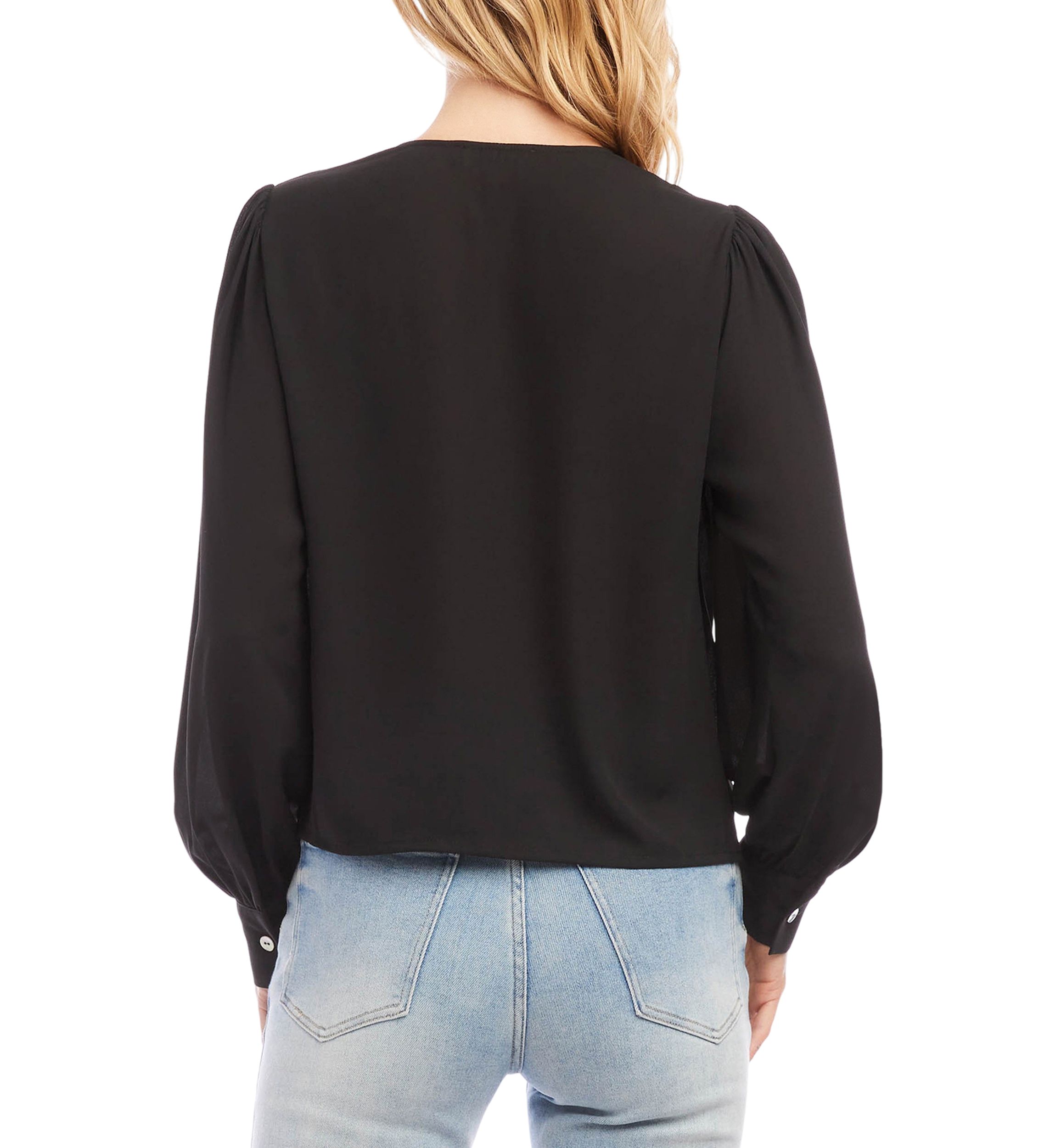 Petite Size Drape Front Top