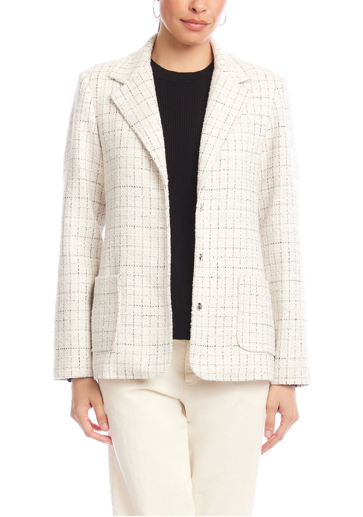 Womens Tweed Blazer