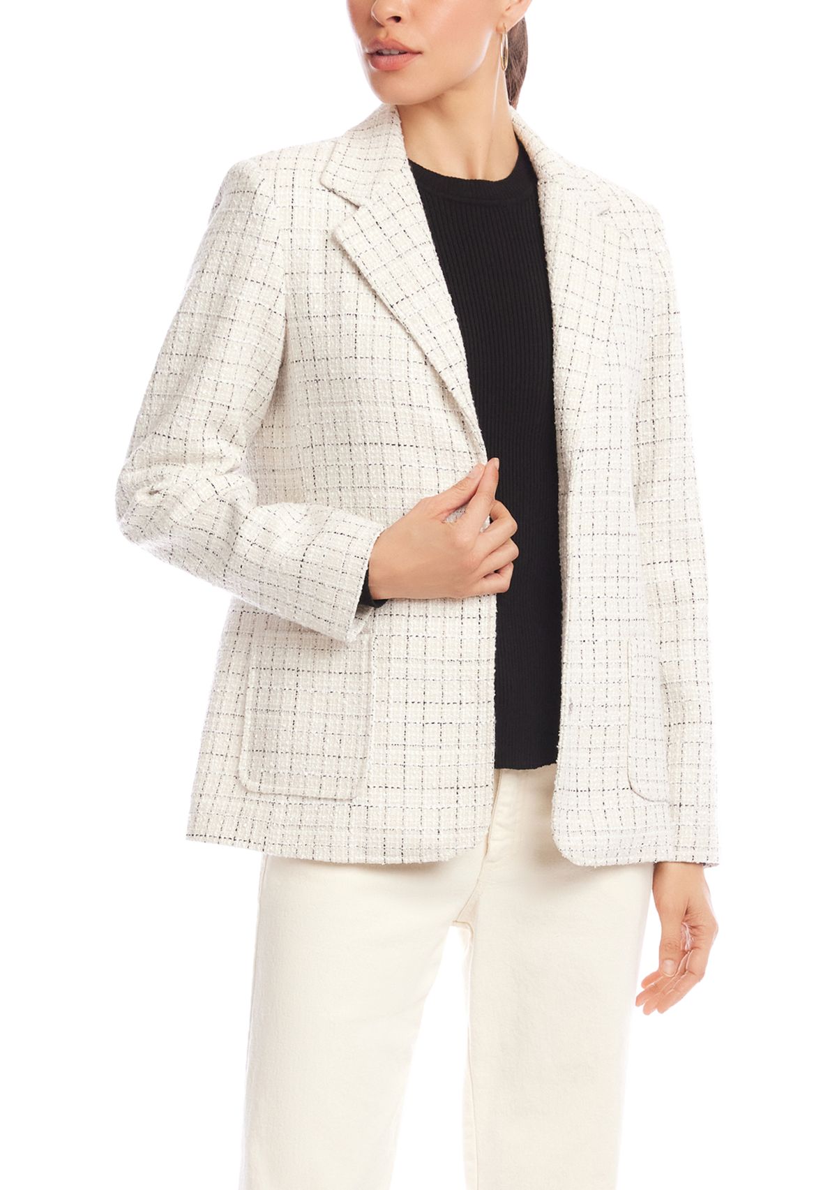 Womens Tweed Blazer