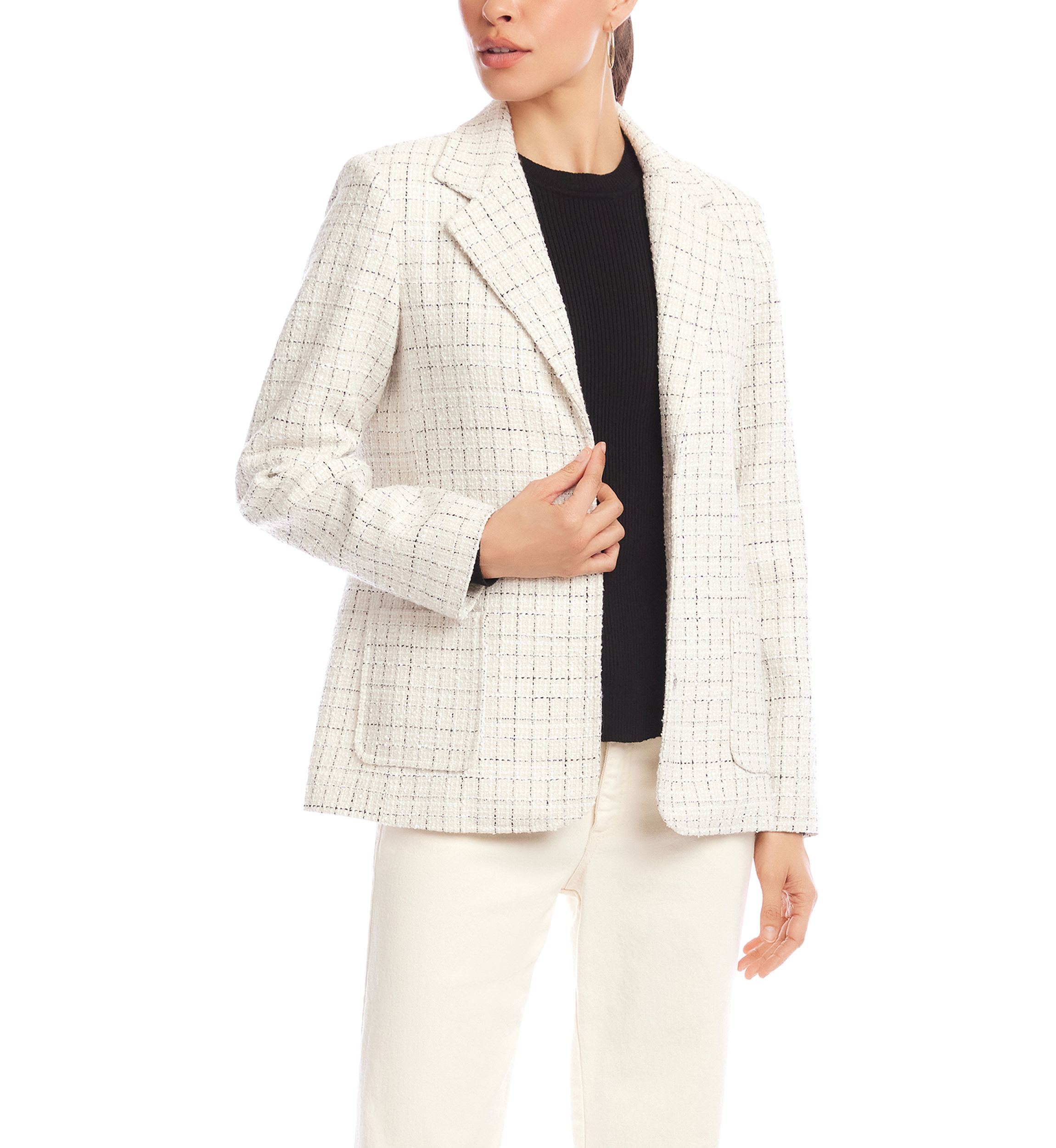 Womens Tweed Blazer