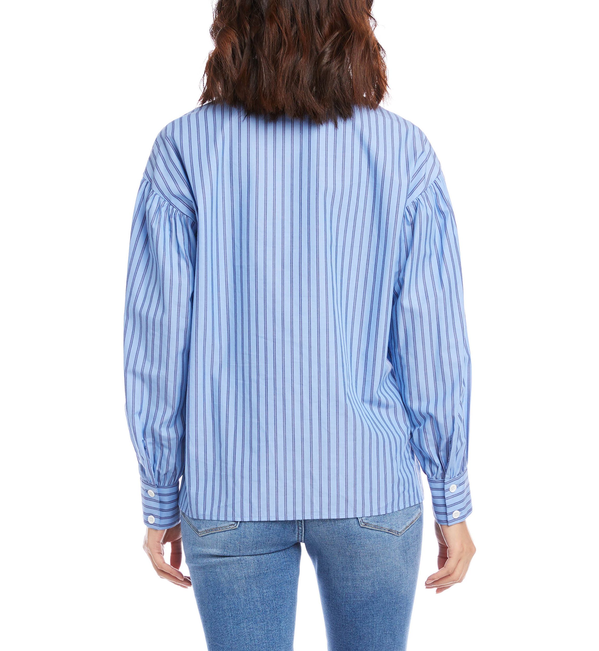 Womens Shirred Sleeve Shirt 