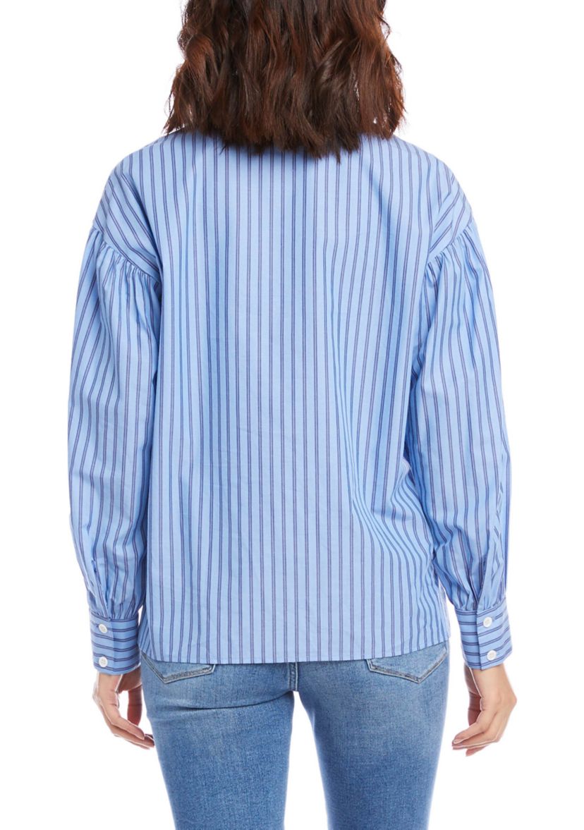 Womens Shirred Sleeve Shirt 