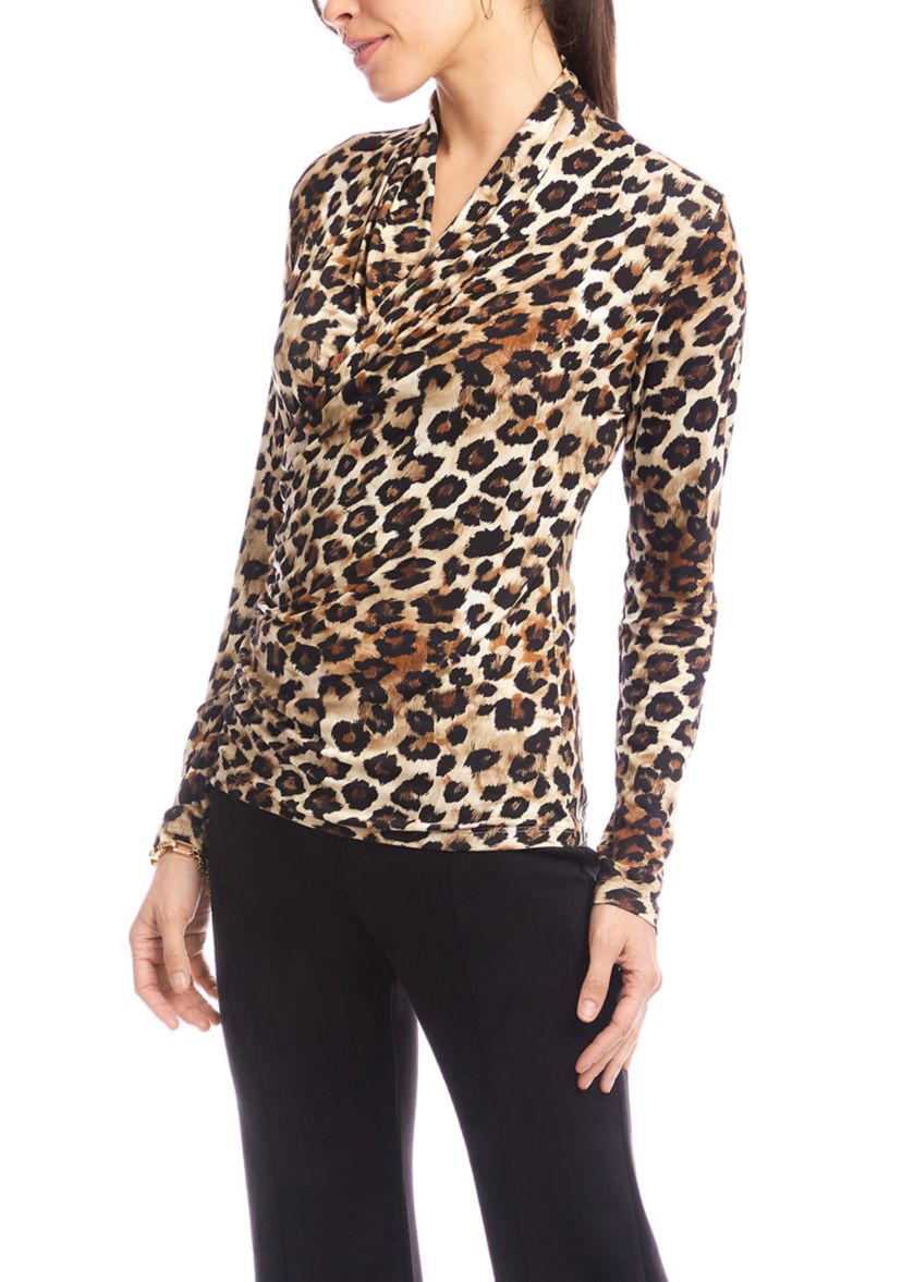 Petite Crossover Side-Shirred Top