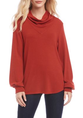 Karen Kane Womens Cowl Neck Sweater