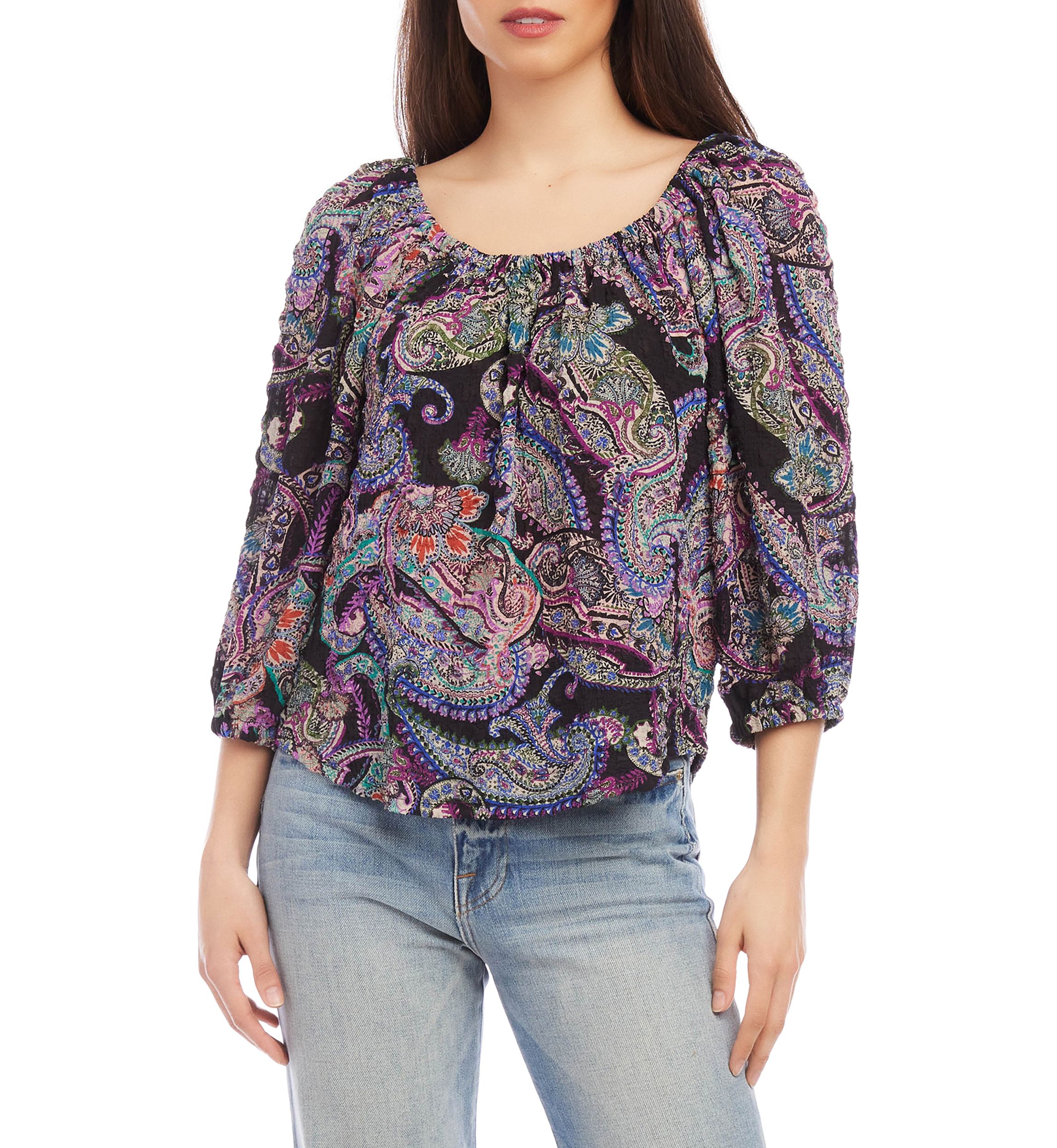 Petite Size Peasant Top