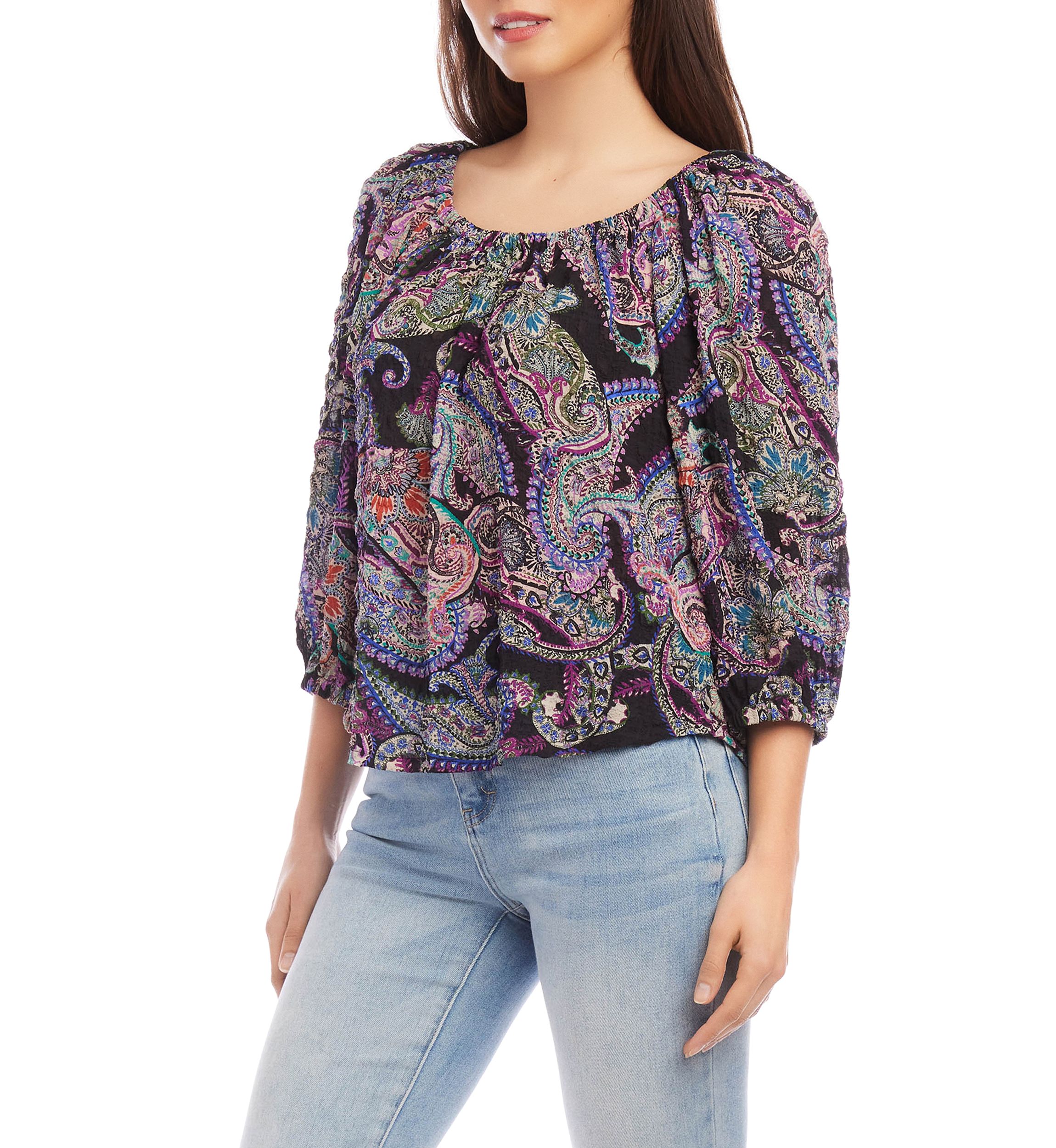 Petite Size Peasant Top