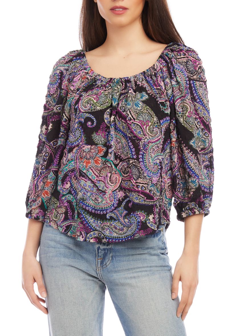 Womens Peasant Top