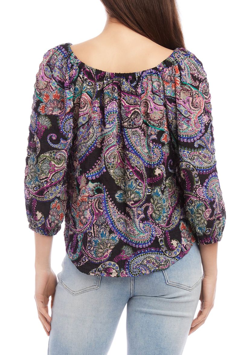 Womens Peasant Top
