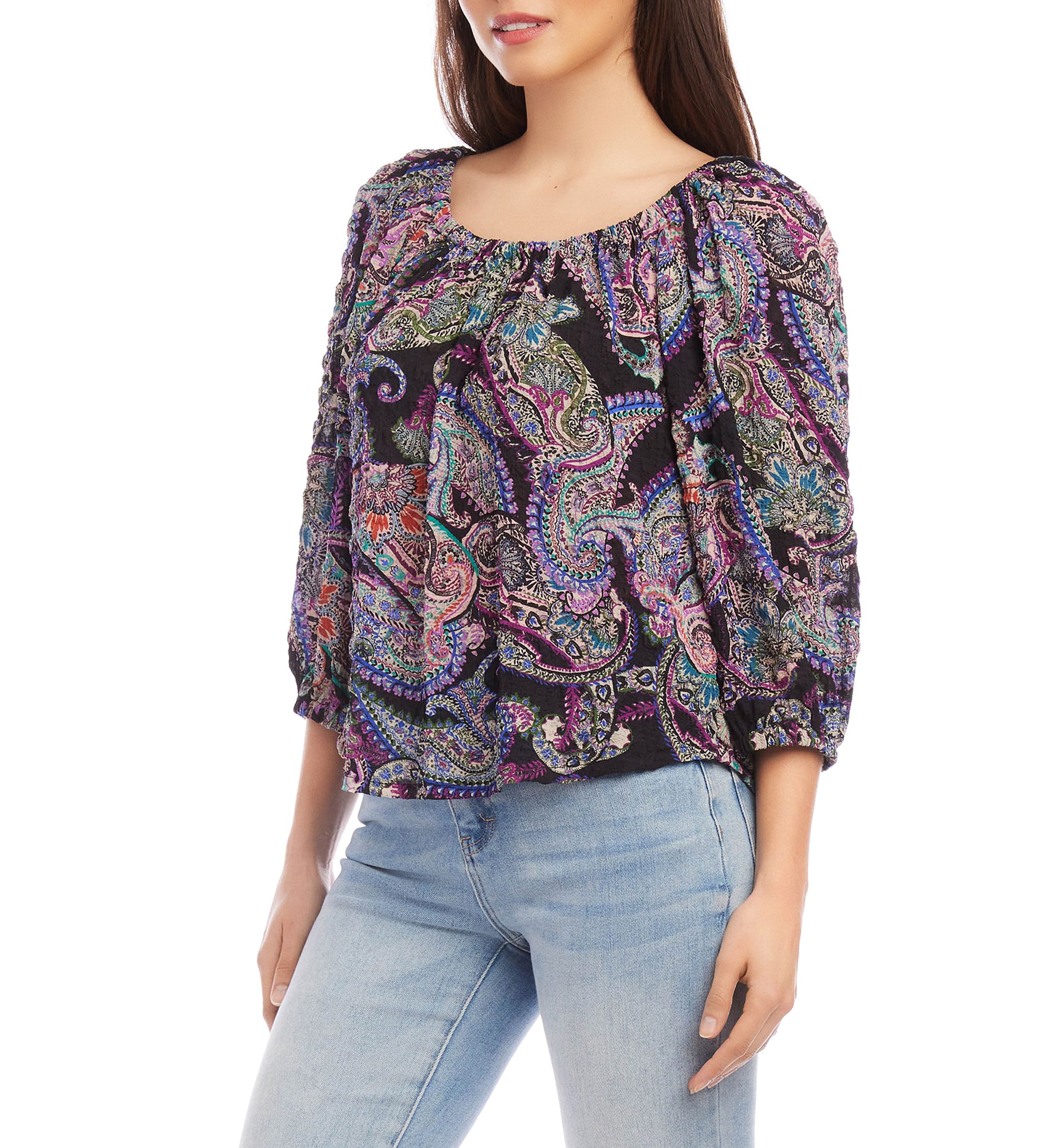 Womens Peasant Top