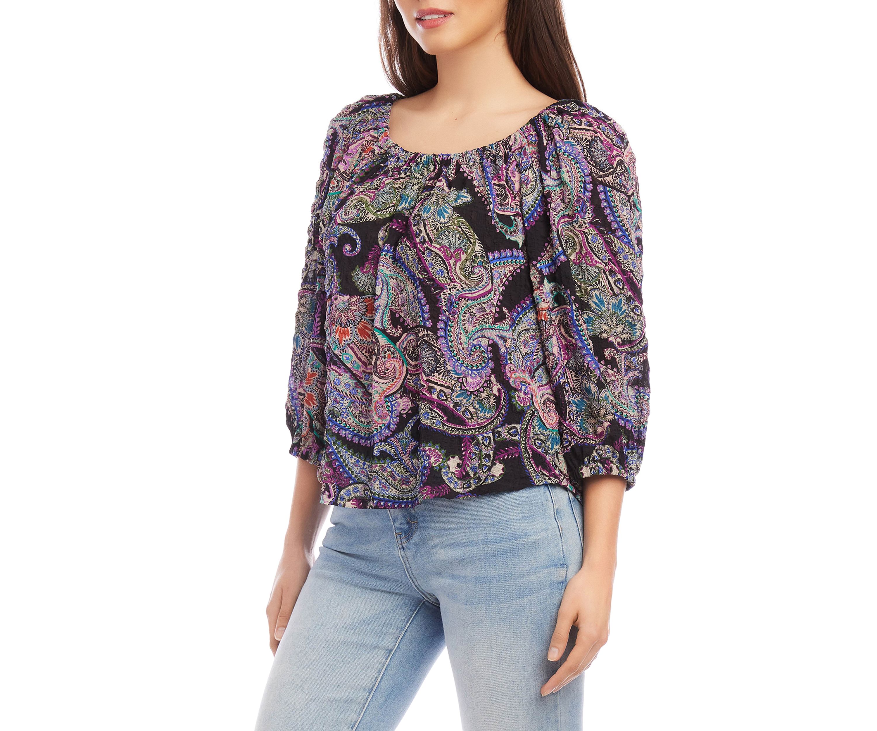 Womens Peasant Top