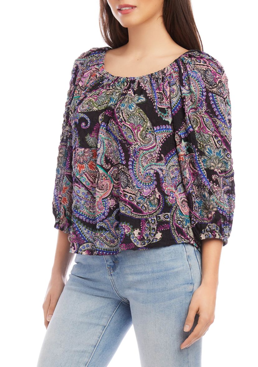 Womens Peasant Top