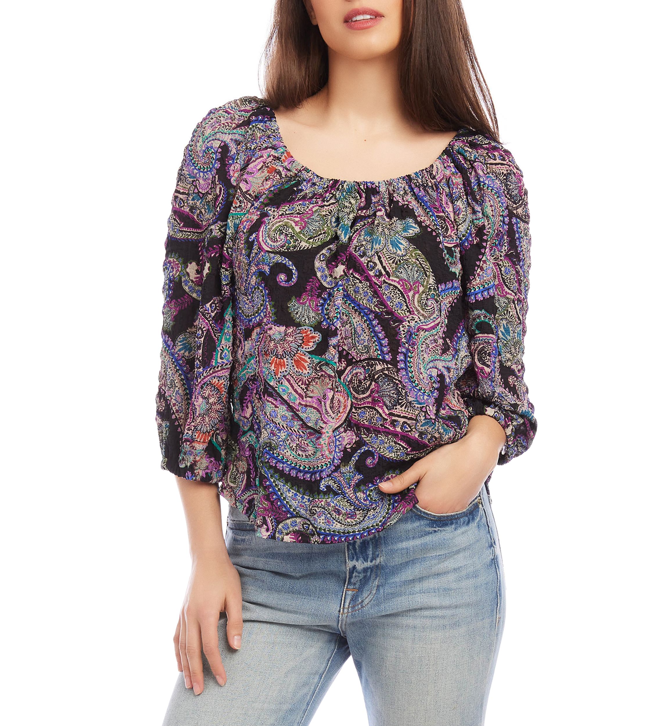 Womens Peasant Top