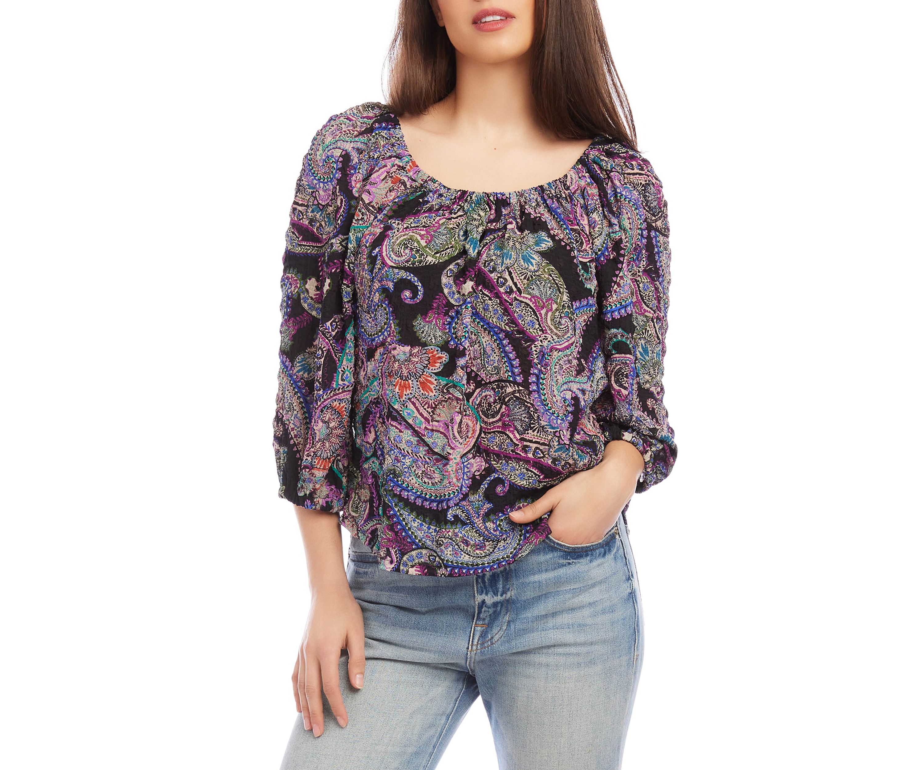 Womens Peasant Top