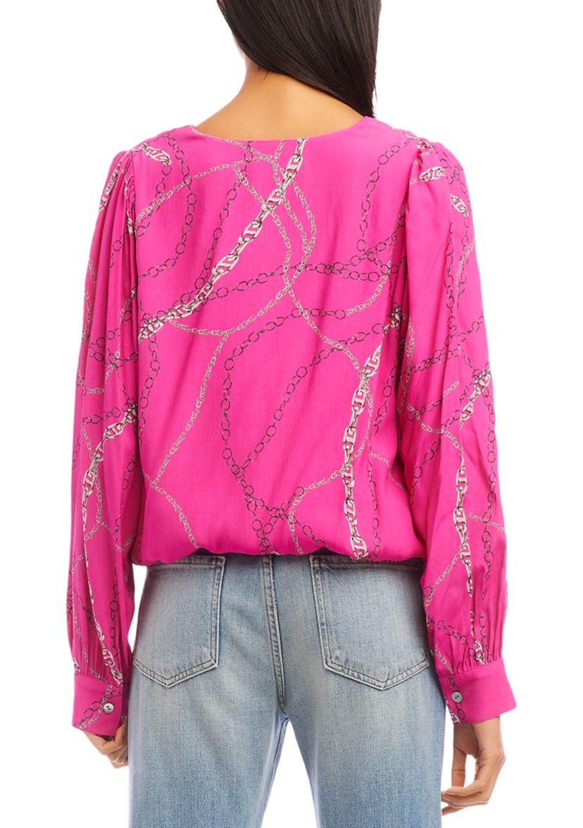 Womens V-Neck Blouse