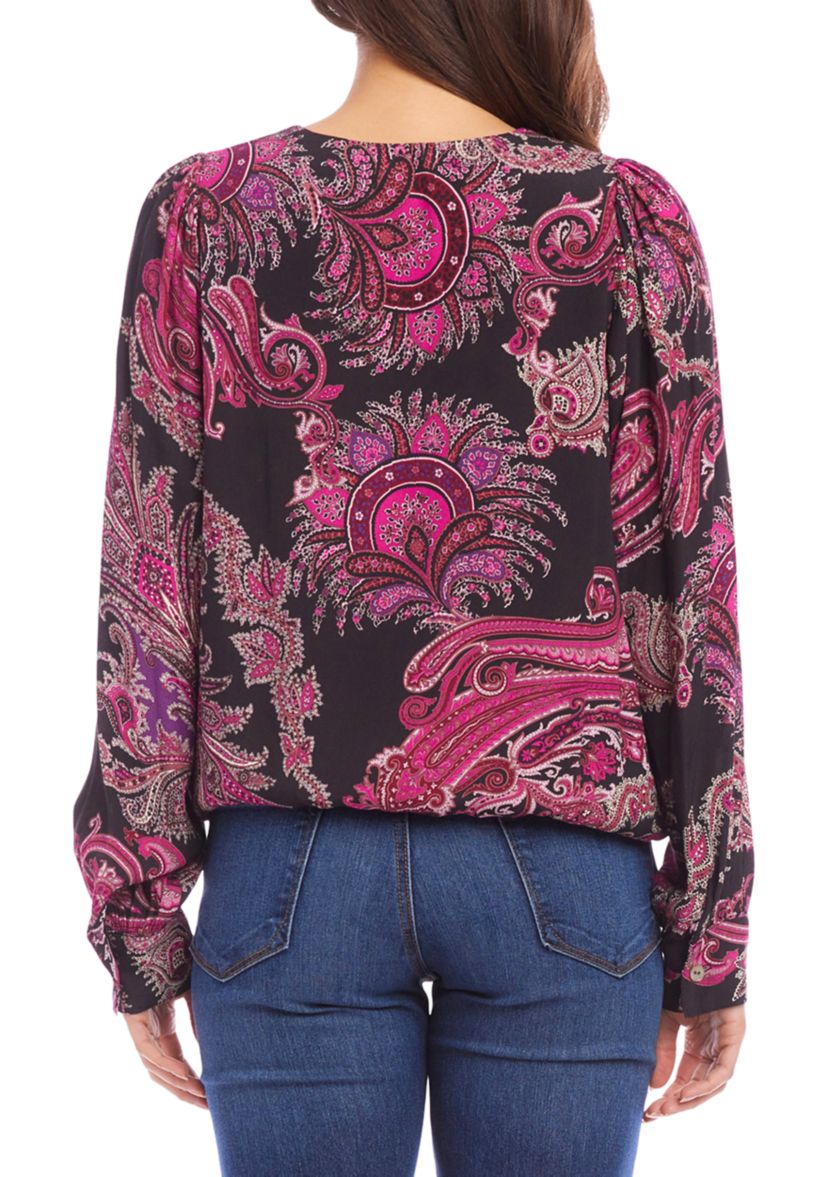 Petite Size V-Neck Blouse