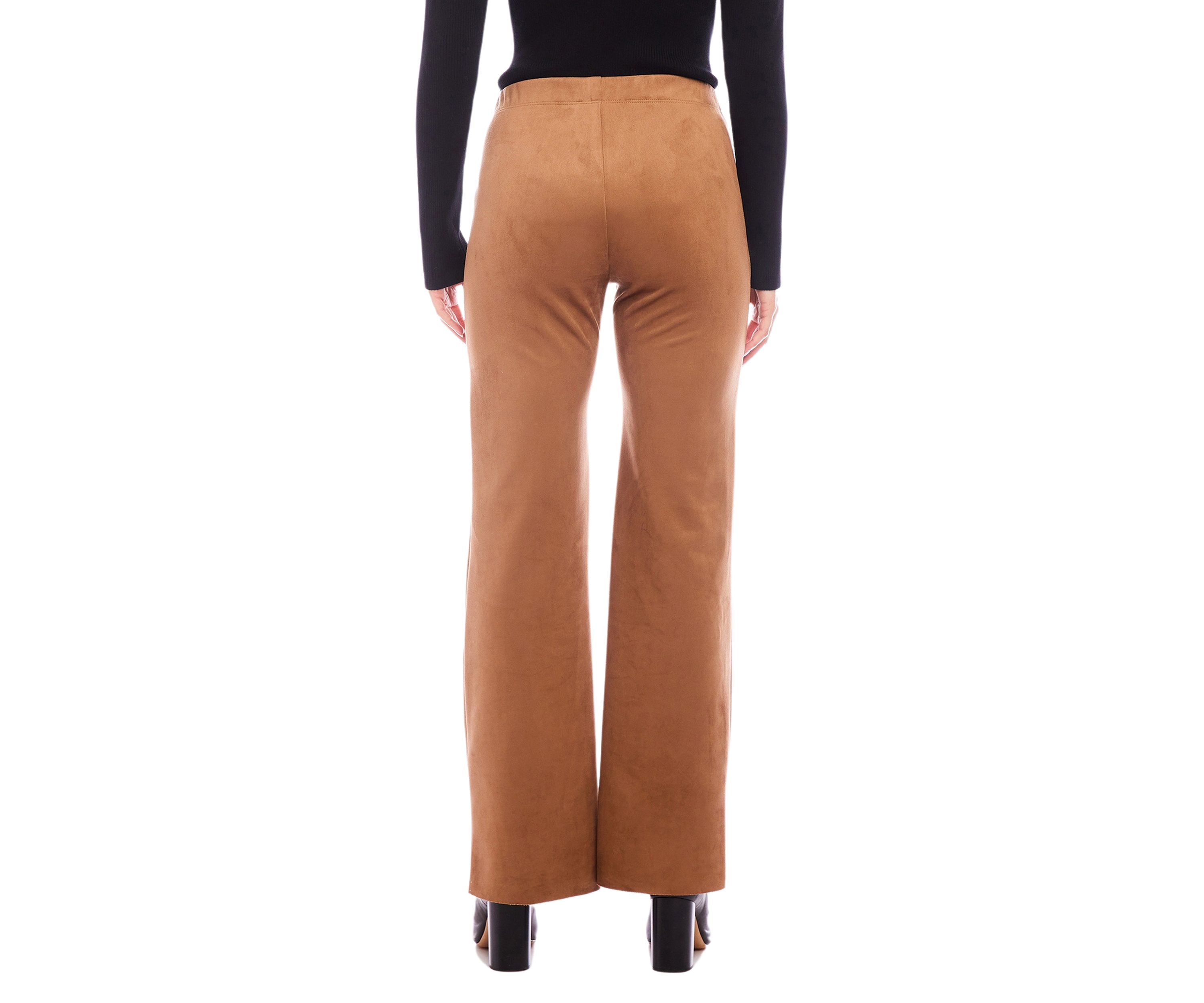 Petite Size Faux Suede Presley Pants