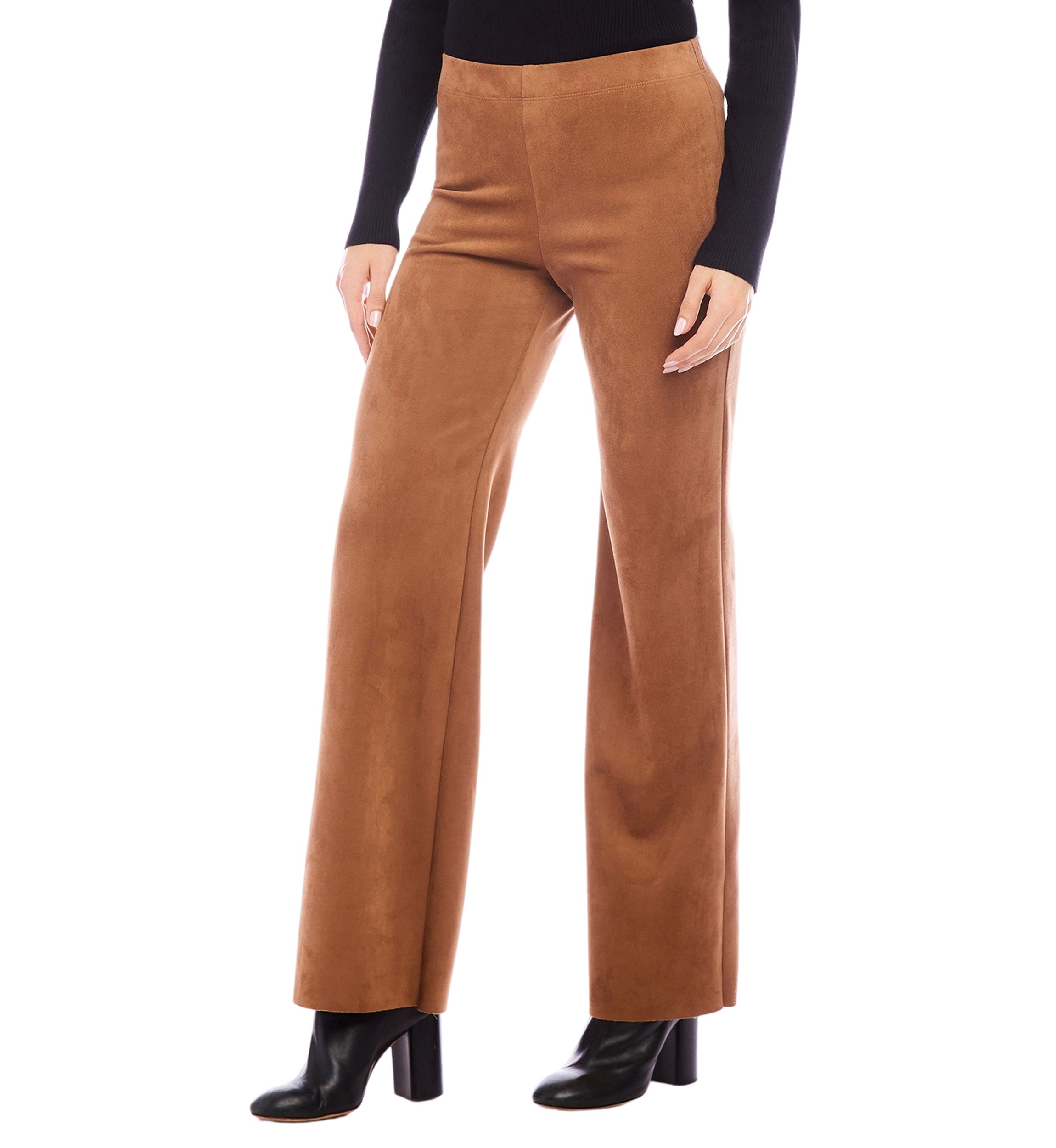 Petite Size Faux Suede Presley Pants