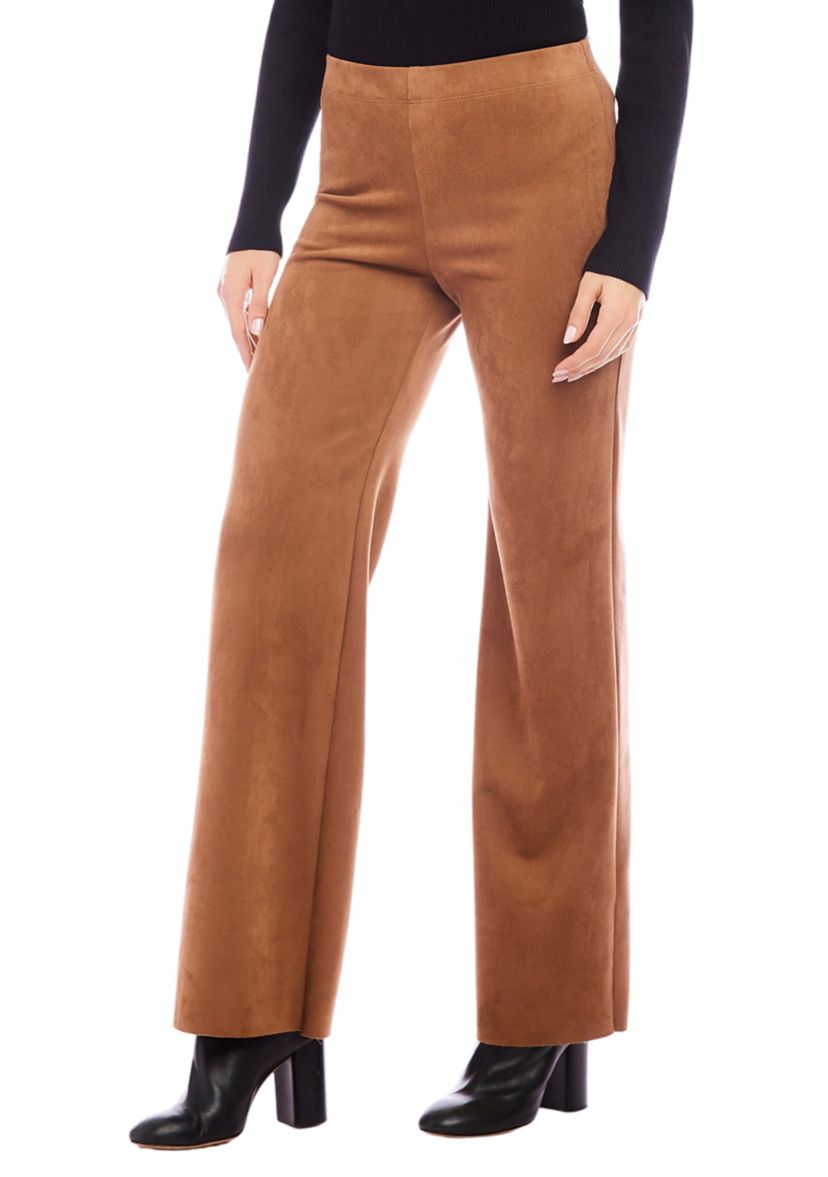 Petite Size Faux Suede Presley Pants