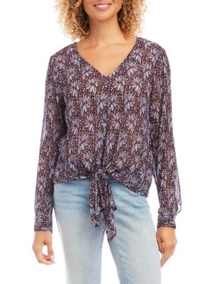 Women's Tie-Front Top