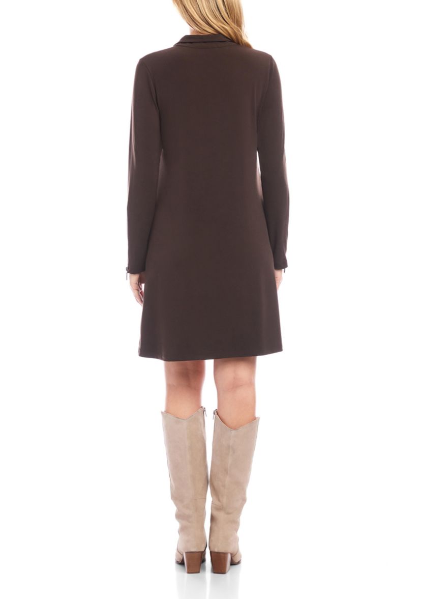 Petite Size Zip-Up Travel Dress