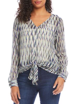 Women's Tie Front Top