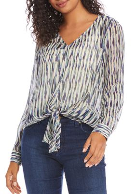 Women's Tie Front Top