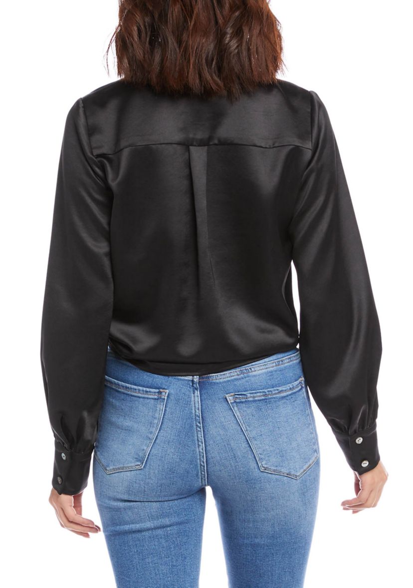 Womens Tie Front Top