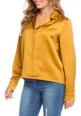 Women's Long Sleeve Button Up Shirt