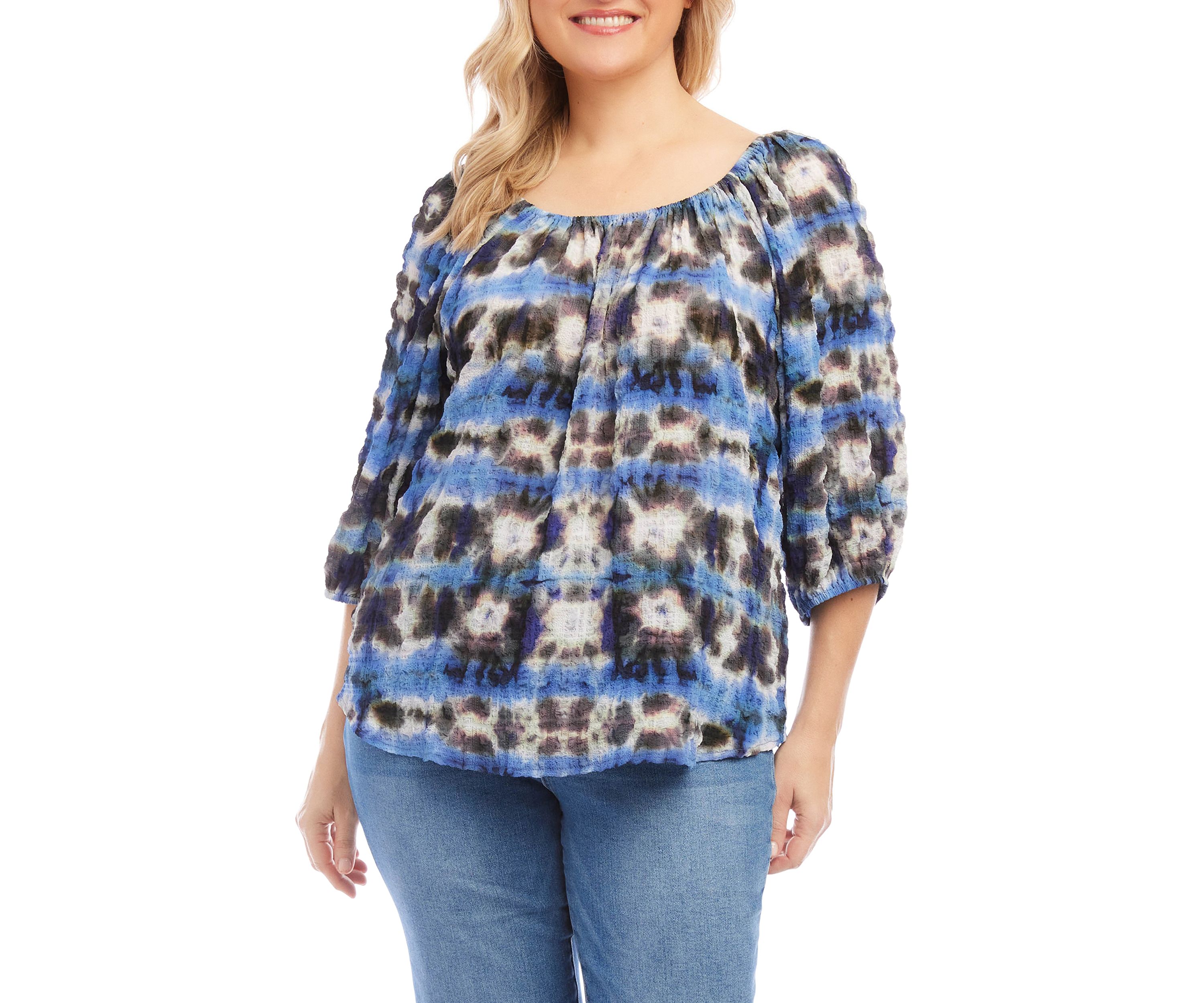 Plus Size Peasant Top