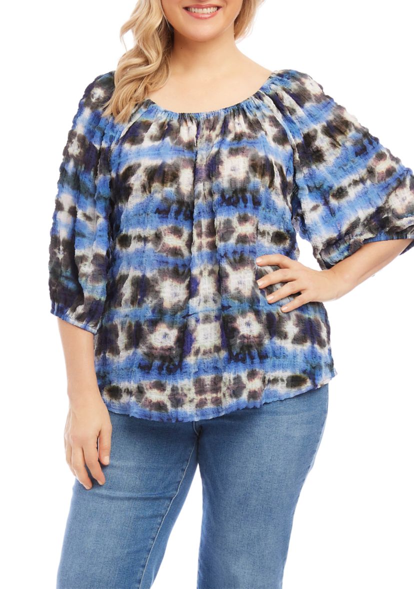 Plus Size Peasant Top