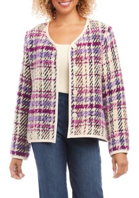 Plaid Boucle Jacket