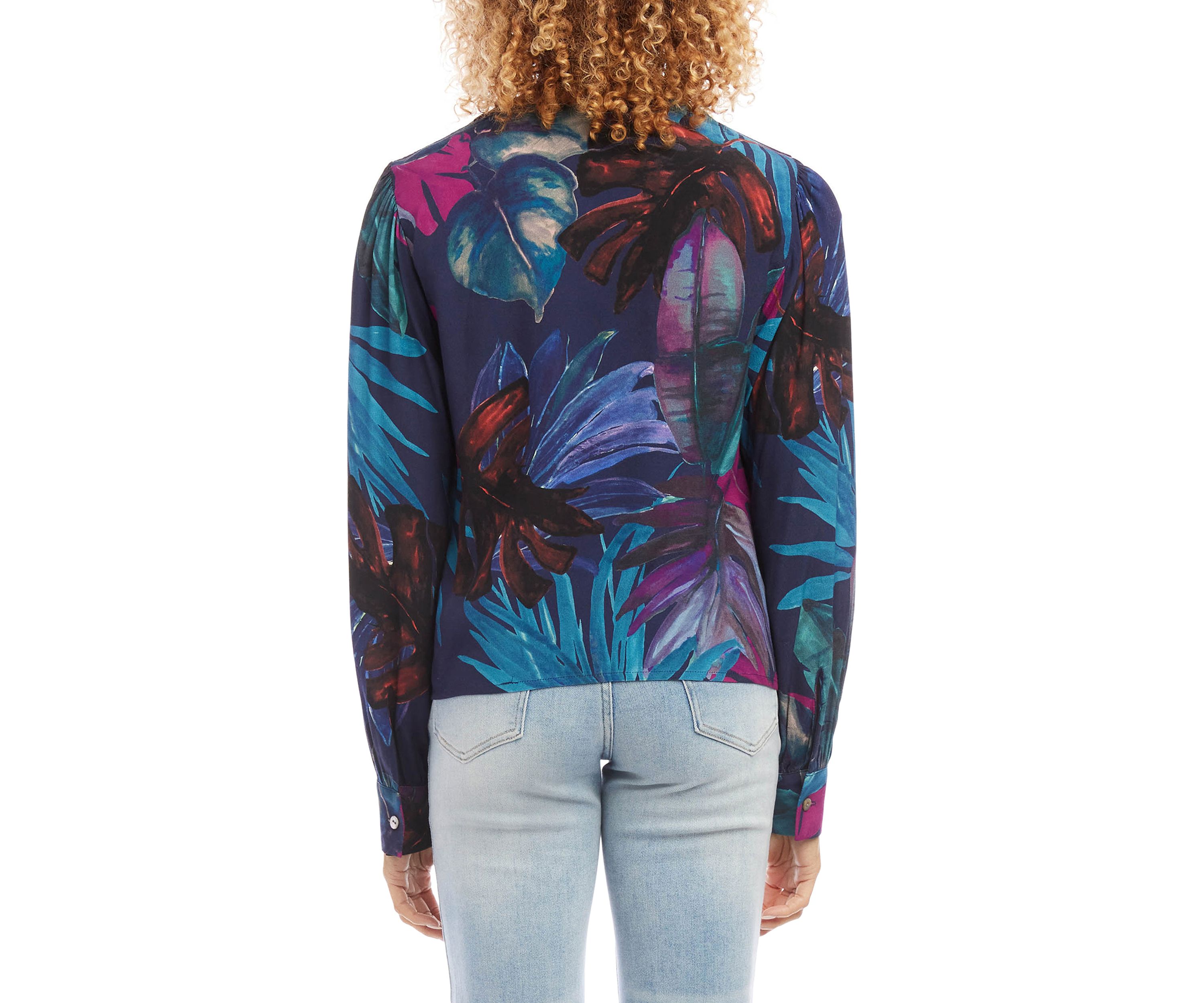 Petite Size Drape Front Top
