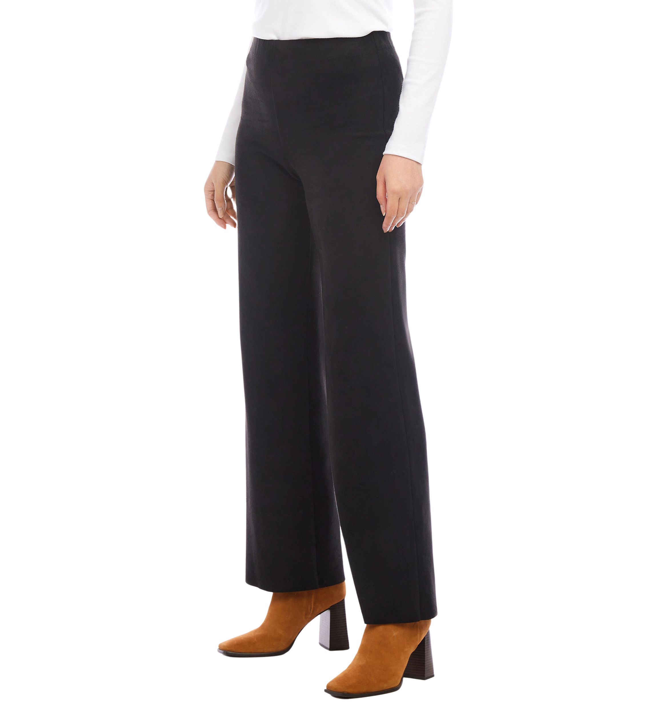 Petite Size Faux Suede Pants