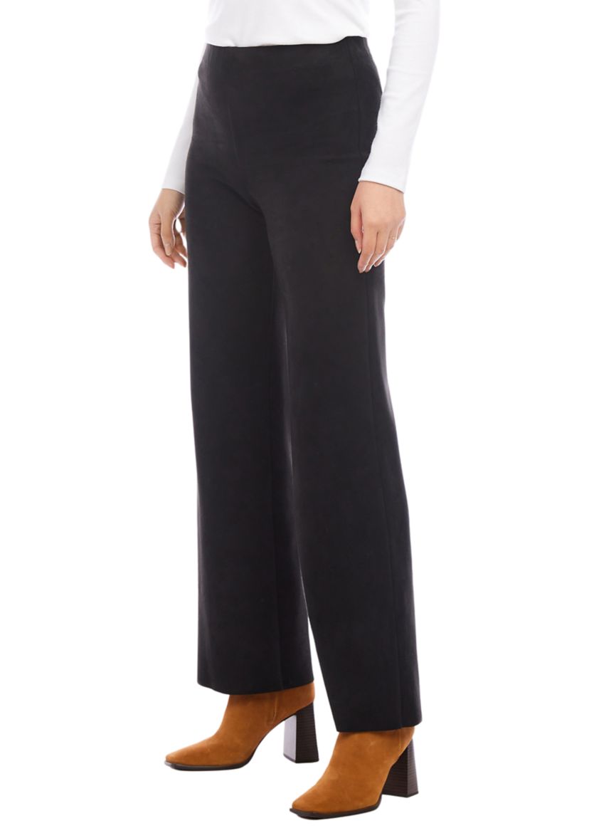 Petite Size Faux Suede Pants