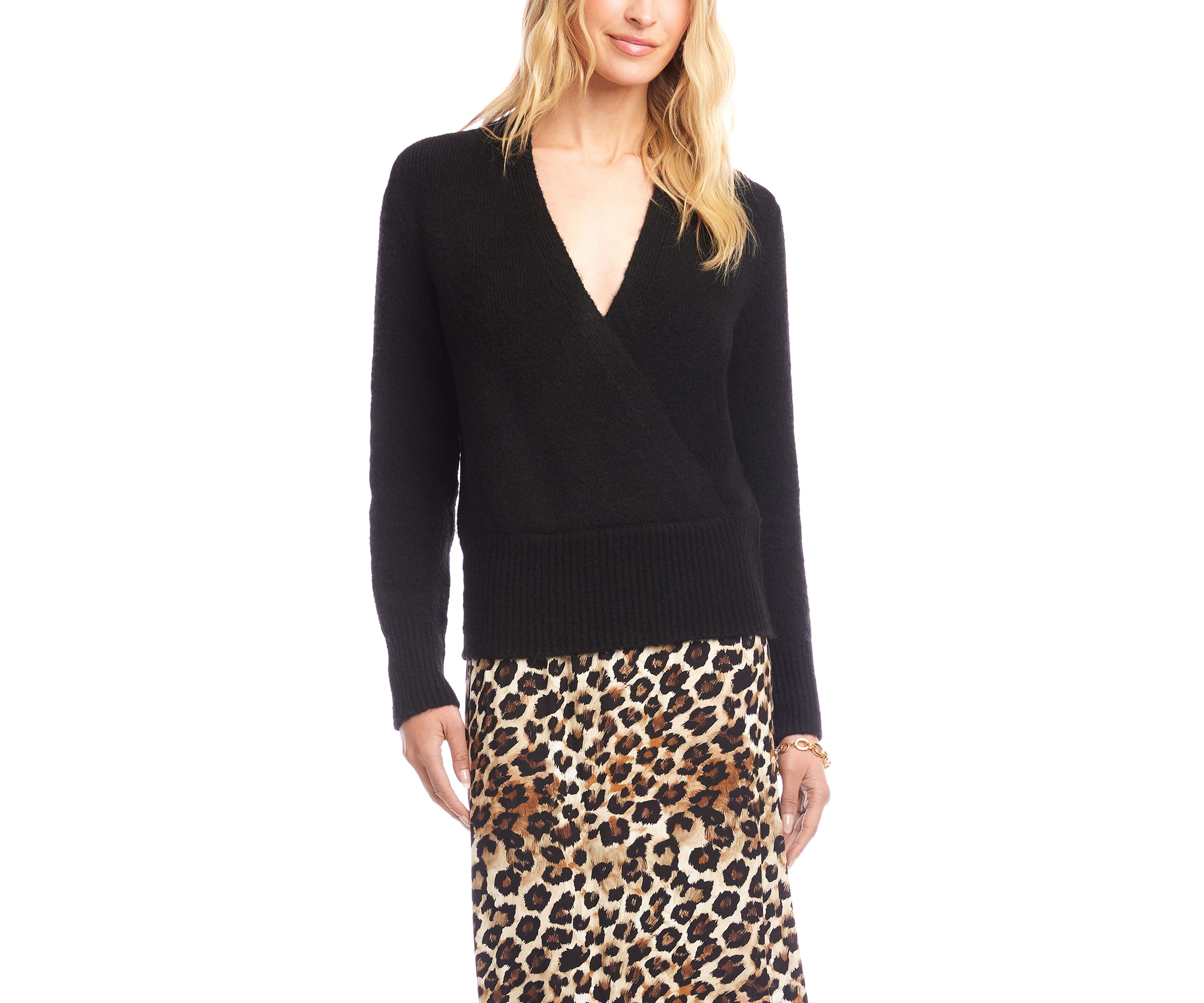 Womens Wrap Sweater