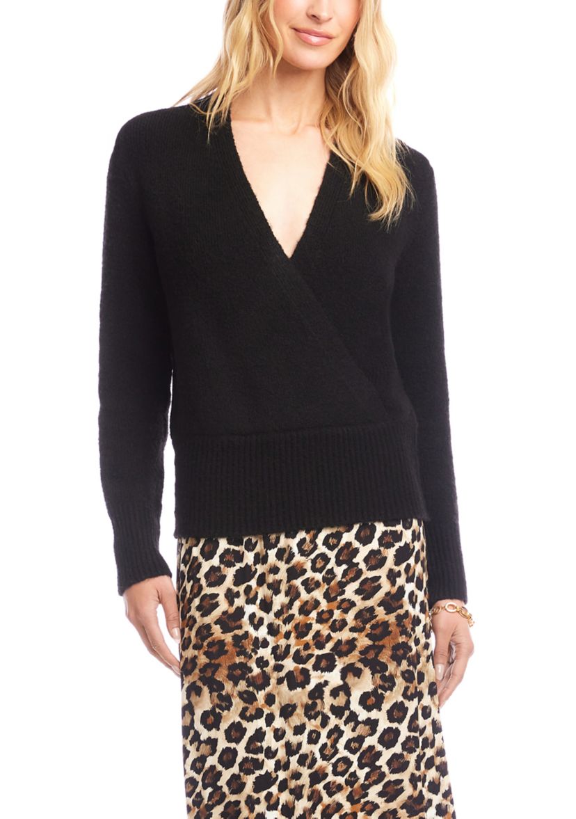 Womens Wrap Sweater